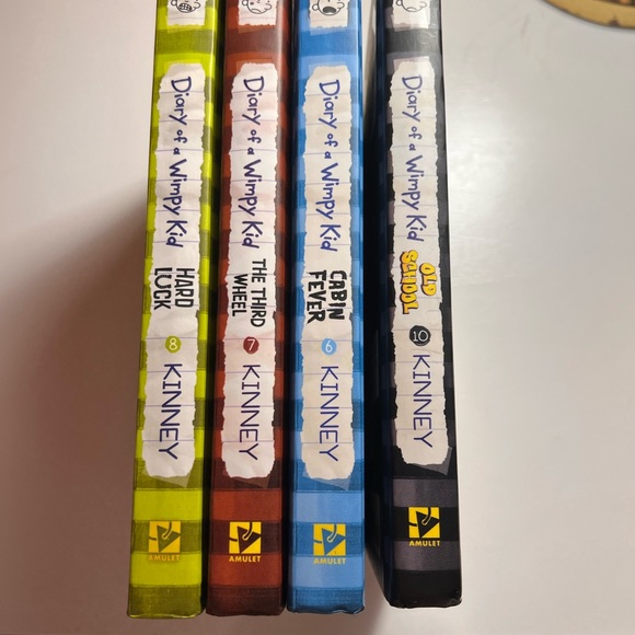 Diary of a Wimpy Kid Books 6-8 + 10 - Picture 2 of 6